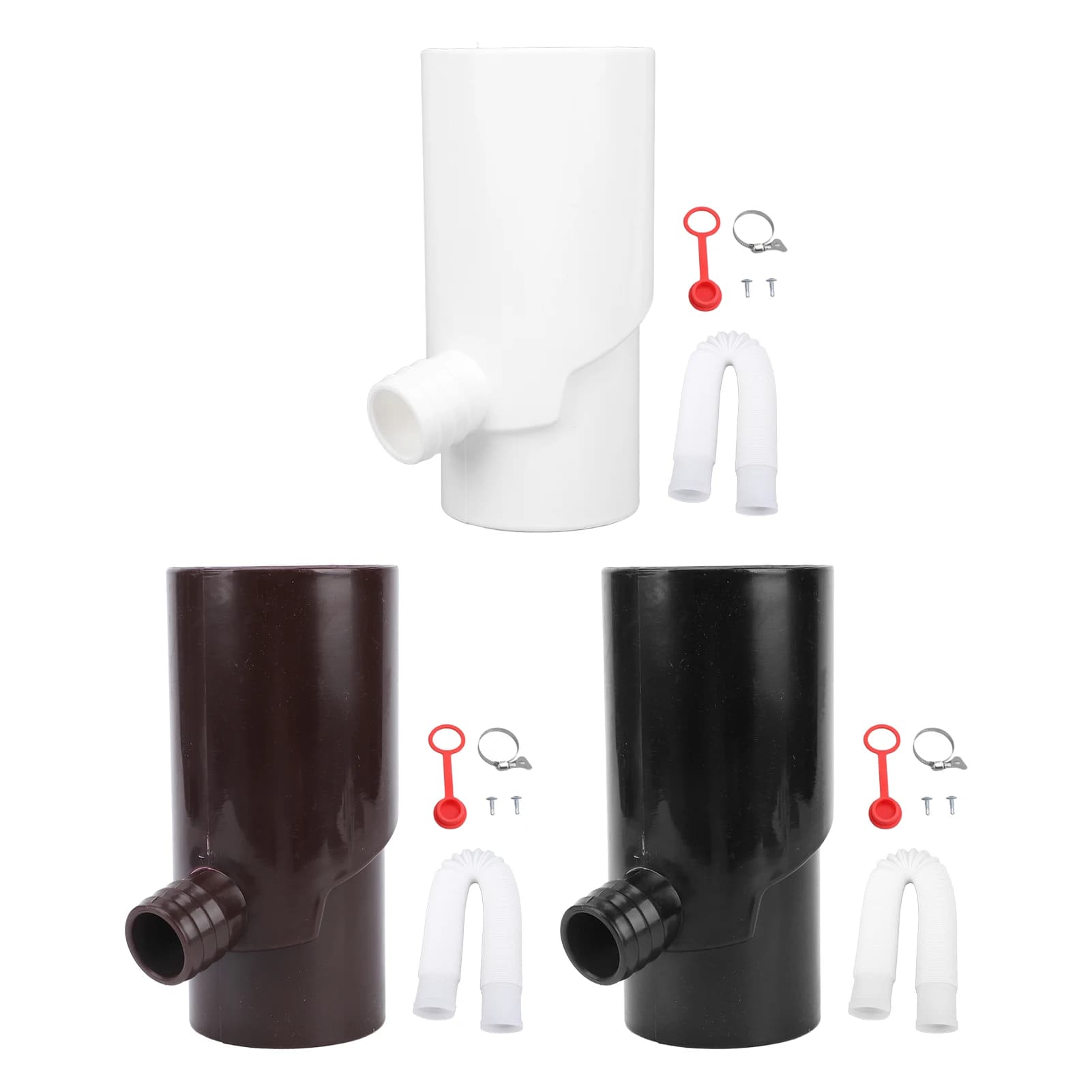 Système de collecte d'eau de pluie, installation facile, déviateur d'eau de pluie polyvalent et efficace, professionnel, réutilisable pour l'irrigation