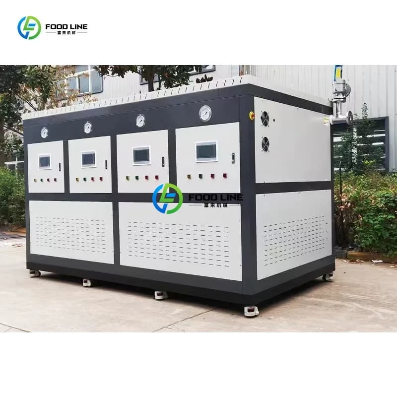 Générateur de vapeur électromagnétique automatique industriel 20KW, chaudière à vapeur à chauffage électrique pour la production en usine