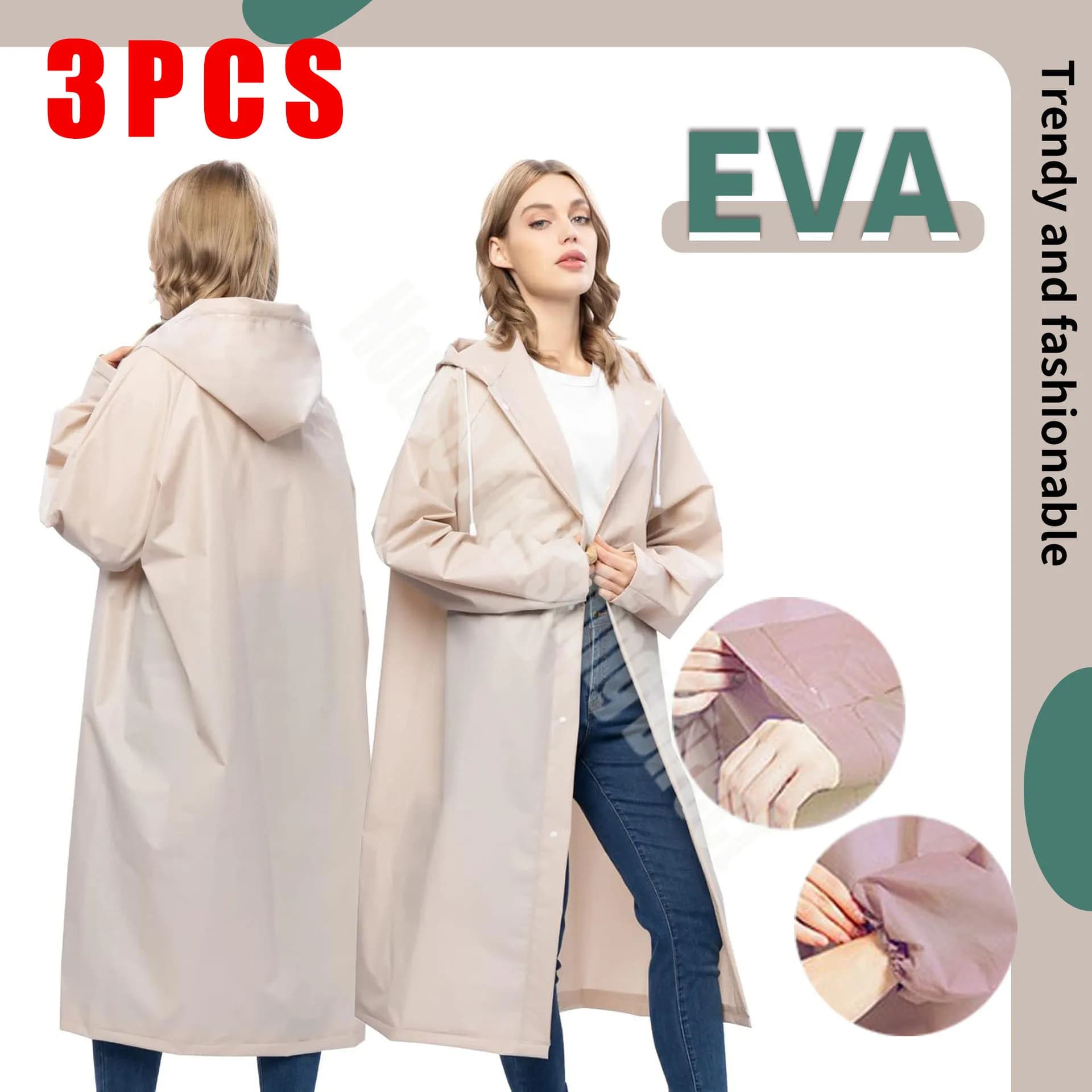 Manteau imperméable Long pour femmes et hommes, épais, imperméable, pour adultes, randonnée en plein air, camping, chapeau de pluie, 2024