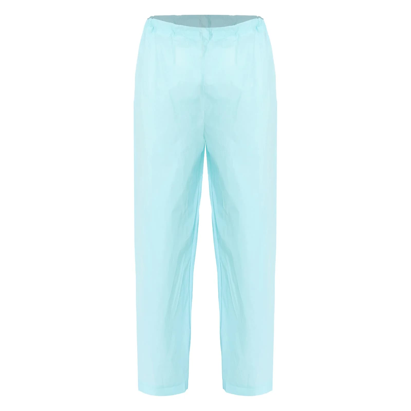 Pantalon de pluie à jambes larges pour hommes et femmes, pantalon imperméable, taille élastique, léger et portable, pour la pêche, la randonnée, le travail