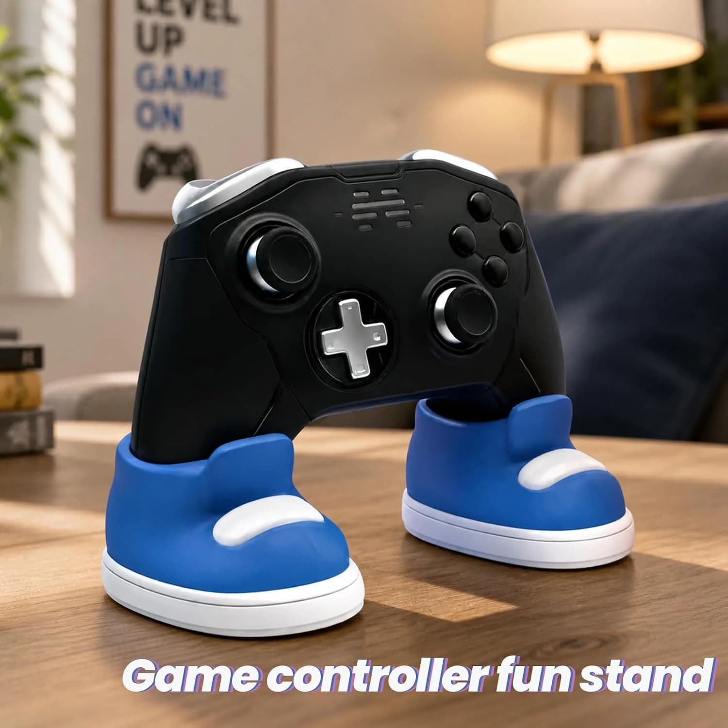 Support de manette de jeu amusant - Support coloré en forme de chaussure, compatible avec les manettes PS4, PS5, Xbox, décoration de bureau