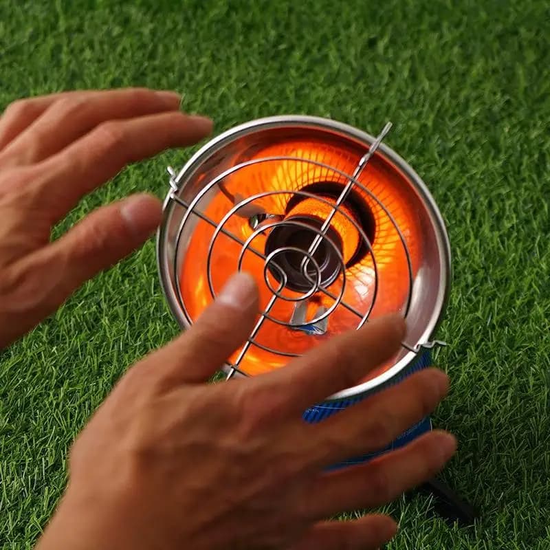 Chauffage rapide chauffage au gaz Camping randonnée pêche tente plus chaud résistant aux hautes températures Anti-brûlure automne hiver poêle chaud