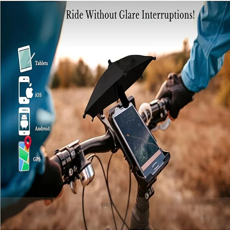 Pare-soleil flexible pour téléphone