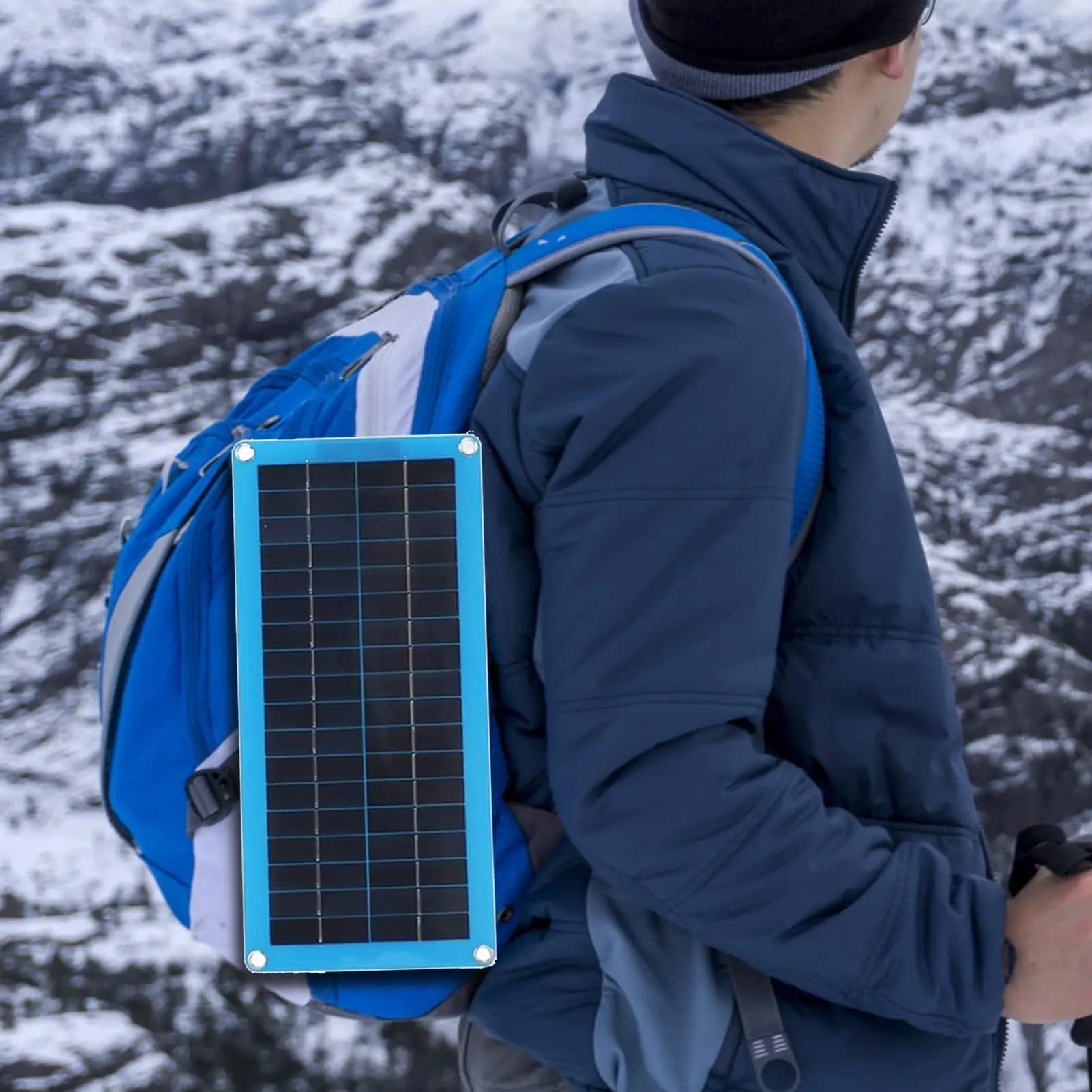 Réchauffeur de panneau solaire unique 30W, chargeur de panneau solaire de voiture avec chauffage, Kit d'énergie solaire pour le séchage et le chauffage, désembueur de pare-brise