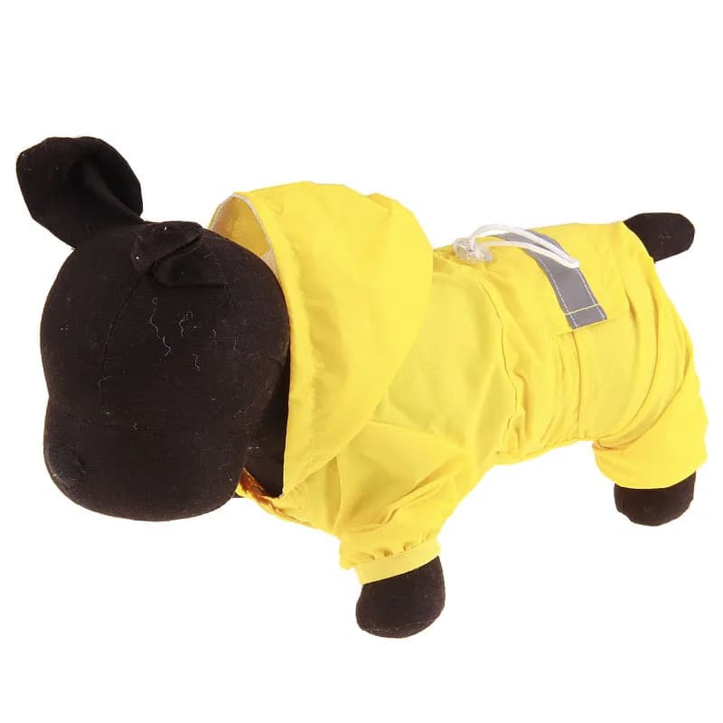 Manteau de pluie pour chien et chat, imperméable d'extérieur, vêtements à capuche, combinaison pour chiot, journée de pluie, veste imperméable décontractée, fournitures pour animaux de compagnie
