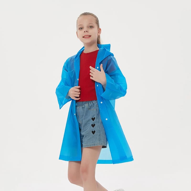 Poncho de pluie pour enfants, imperméable, non jetable, pour le voyage, accessoires de randonnée en plein air, vêtements de pluie pour enfants, imperméables