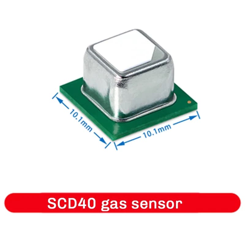 Le module de capteur de gaz A36T-SCD40 détecte la température et l'humidité du dioxyde de carbone CO2 dans un capteur de Communi