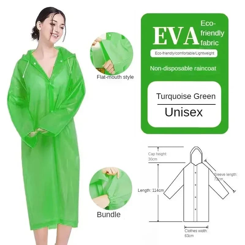 Manteau imperméable Long pour femmes et hommes, épais, imperméable, pour adultes, randonnée en plein air, camping, chapeau de pluie, 2024