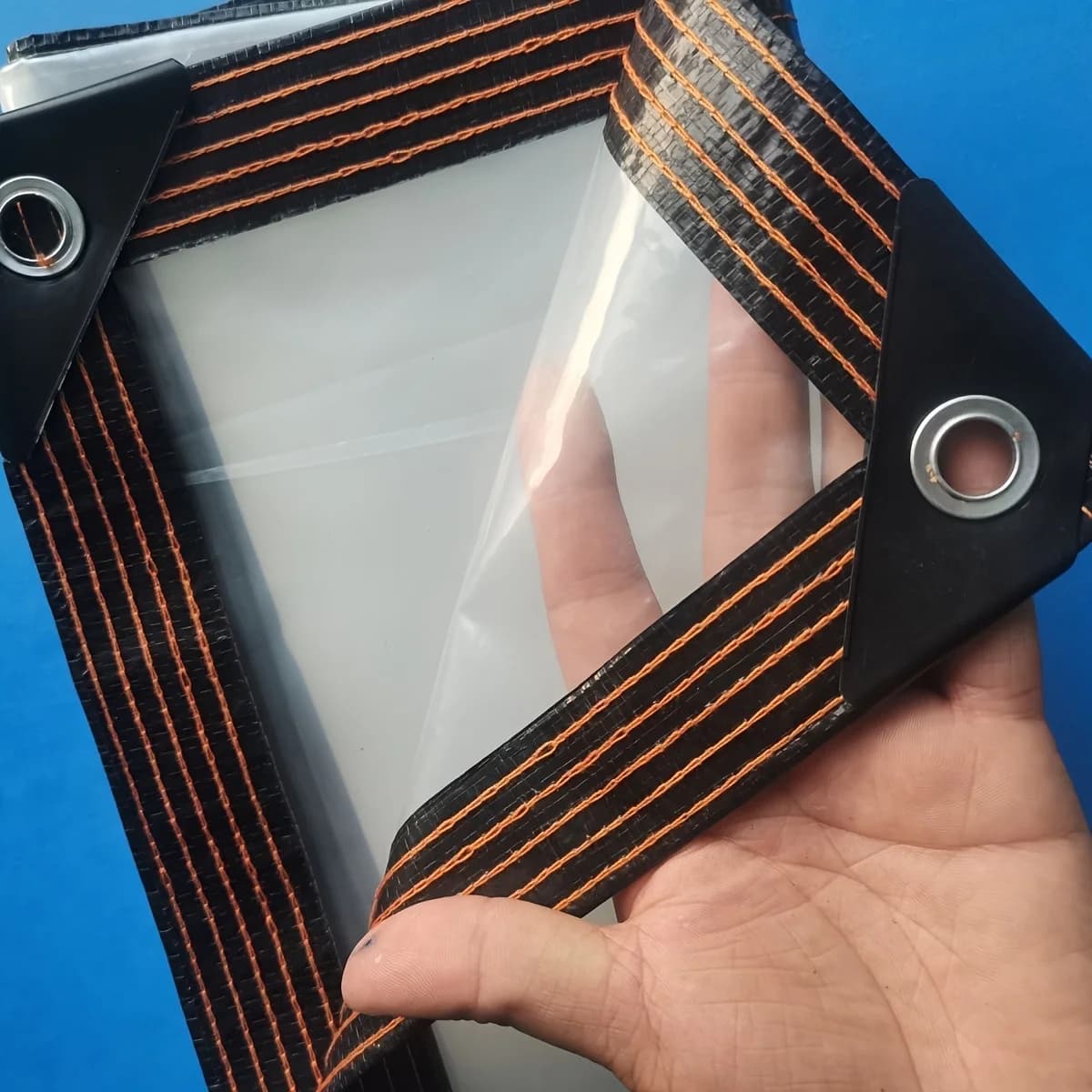 Bâche transparente épaisse et imperméable pour pergola et gazebo