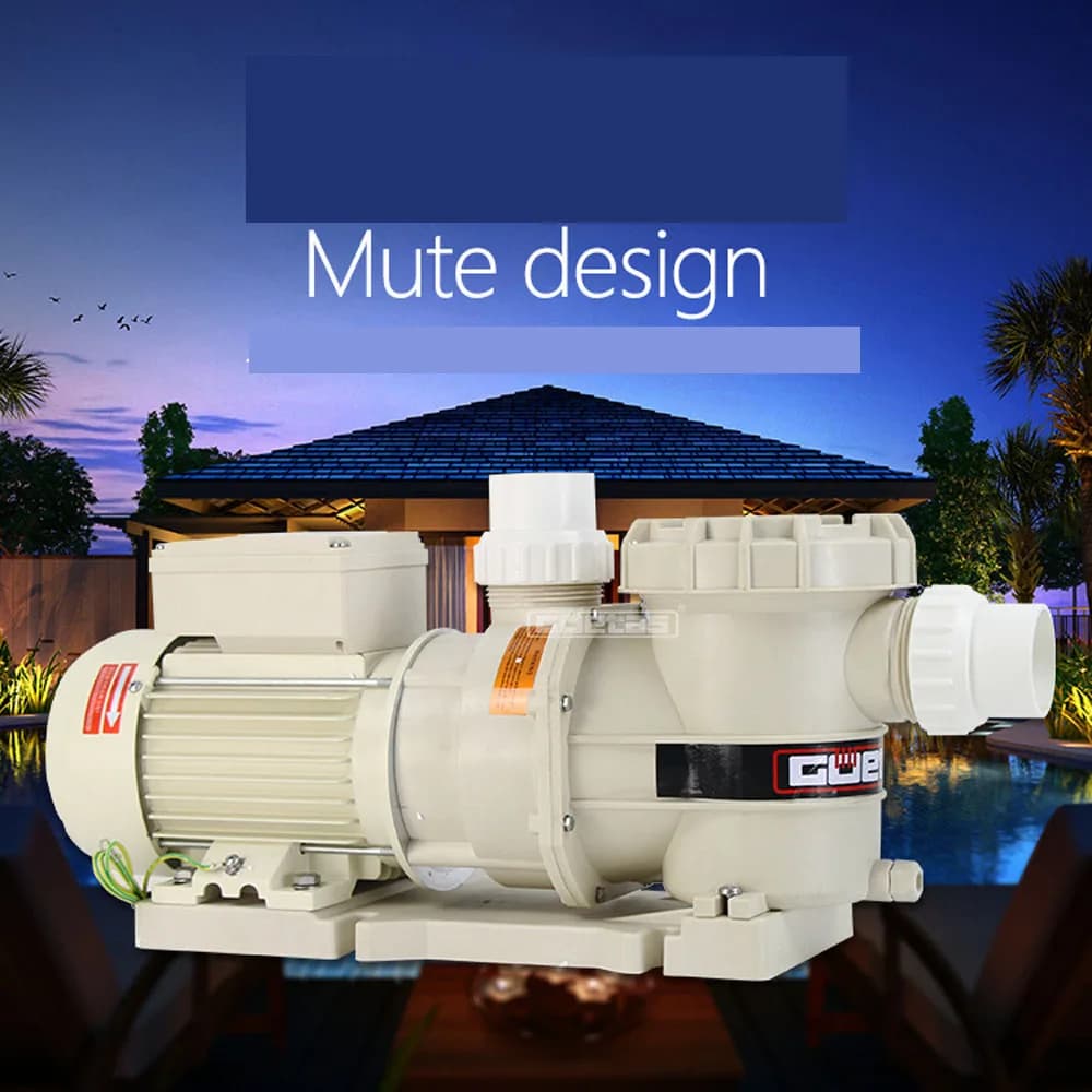 Pompe à eau de cowculation pour piscine 220V, pompe de piscine spa, pompe à eau de bain à haute température, booster de chauffage 1,2 hp/1,5 hp