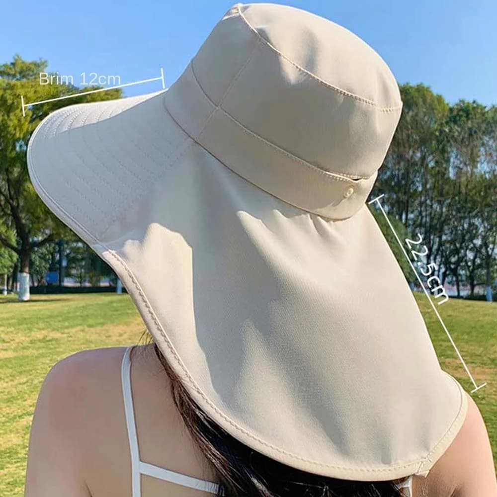 Chapeaux de randonnée pour femmes, chapeau de pêcheur à large bord avec rabat de cou, chapeau bob à large bord, casquette à visière, voile, chapeau de pêche Panama, chapeau de sport