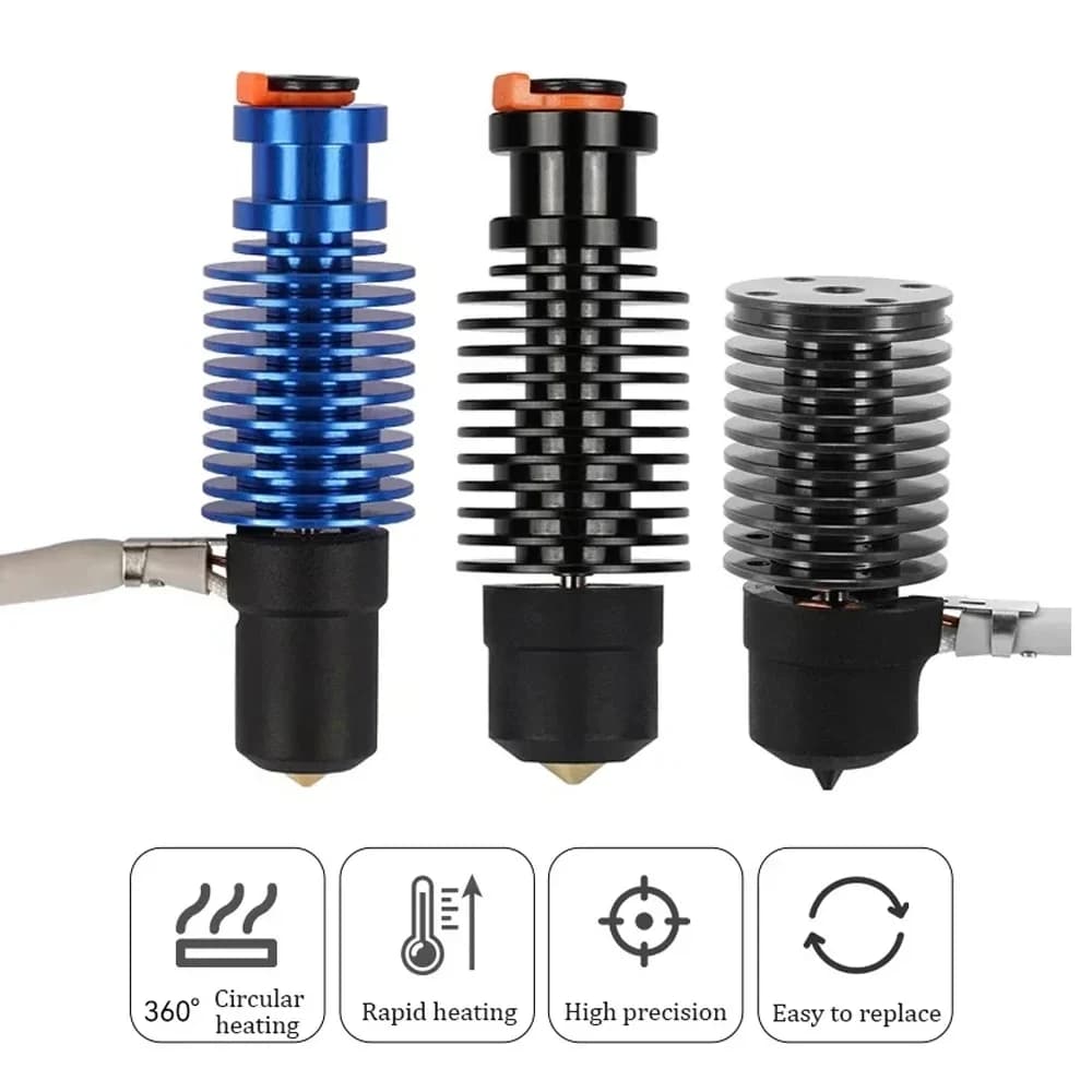 Kit Hotend volcan 24V 50W 60W E3D V6 pour imprimante 3D Voron 2.4, tête d'impression à noyau chauffant en céramique pour Voron Prusa MK3S Ender 3 CR10