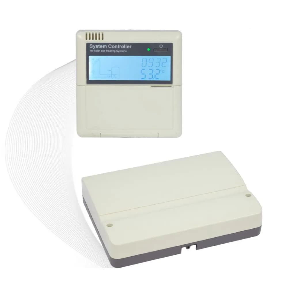 Contrôleur de chauffe-eau solaire électronique SR81, système complet de pompe à eau chaude solaire, Station et stockage