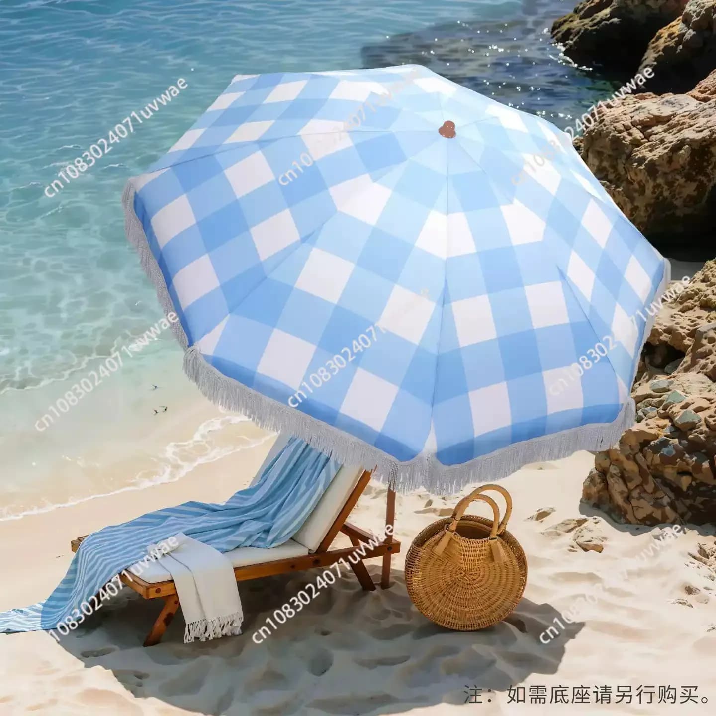 Parasol de plage et de terrasse pour complexe balnéaire