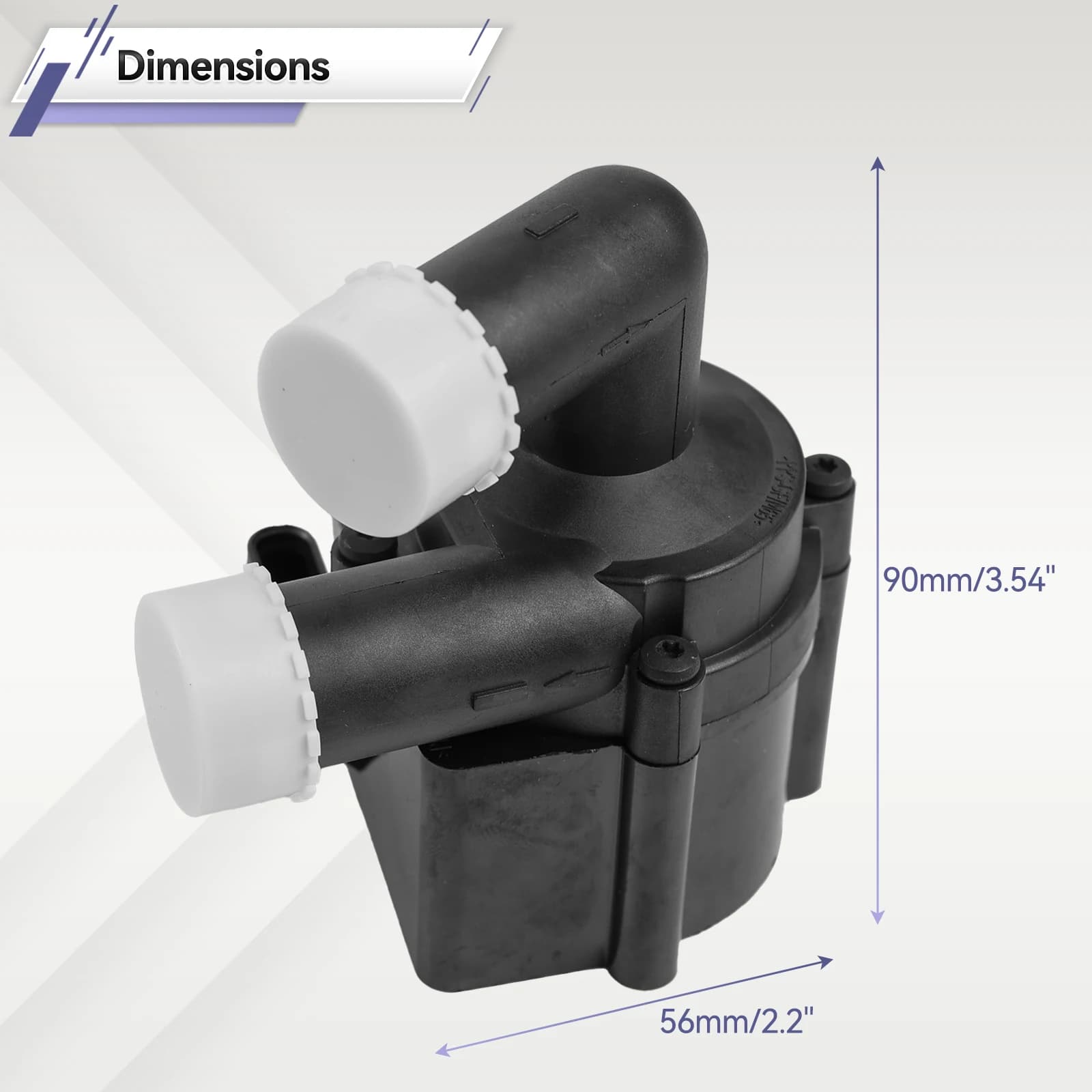Pompe à Eau de Refroidissement Auxiliaire de Voiture, pour Audi A1 A3 Q3 TT VW Golf Passat Skoda Seat 965 TDI 561 TDI 5N0122093, 5N0965561 5N0 1.6 2.0