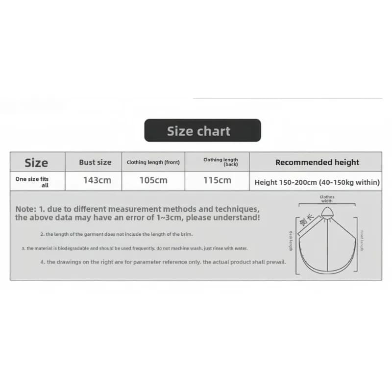 Imperméable unisexe de style japonais et coréen, poncho de pluie à fermeture éclair, vêtement de pluie portable pour vélo électrique, pour adultes, randonnée en plein air, voyage