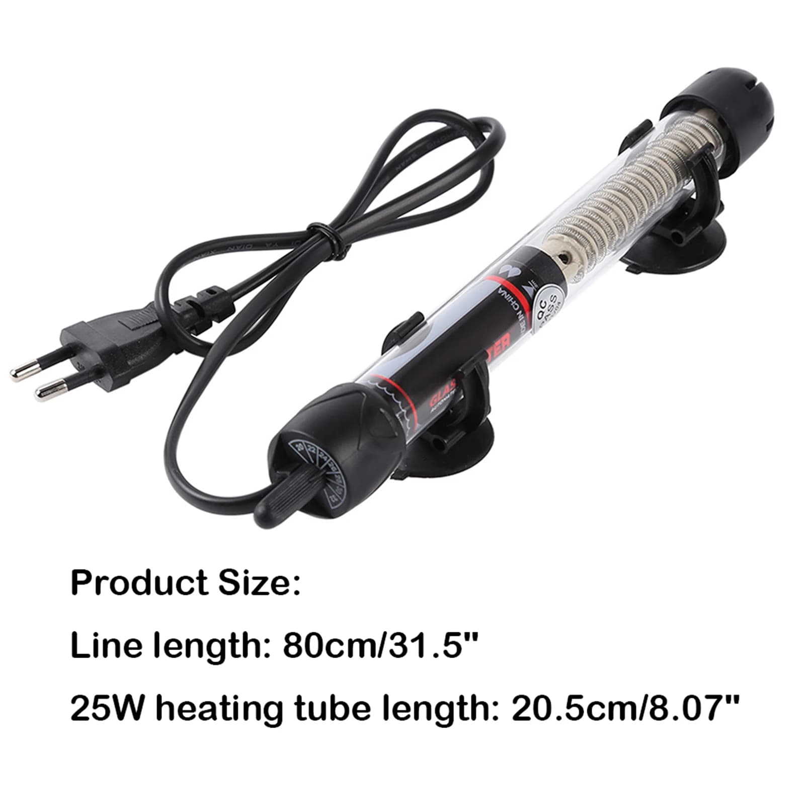Chauffe-eau d'aquarium réglable 25W-300W, température constante automatique, barre chauffante pour aquarium, thermostat submersible pour aquarium