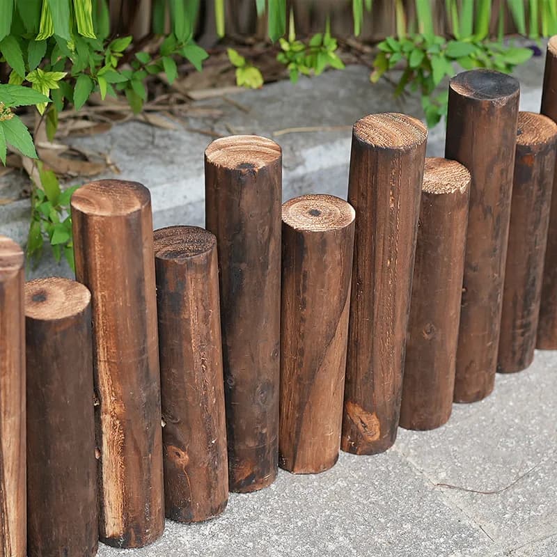 Bordure de jardin en bois de qualité supérieure pour clôture de jardin