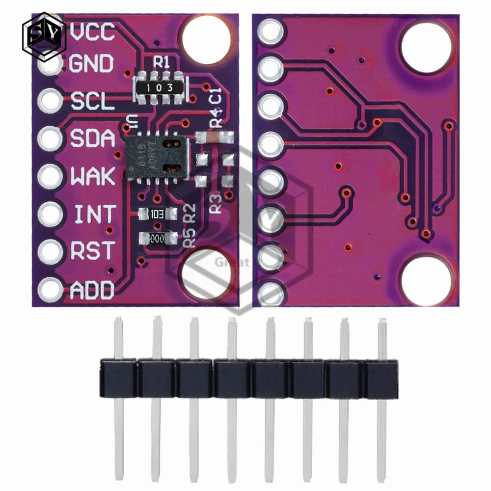 Capteur de gaz Module de capteur de détection de dioxyde de carbone CCS811 CO2 eCO2 TVOC détection de la qualité de l'air sortie I2C CJMCU-811 pour Arduino