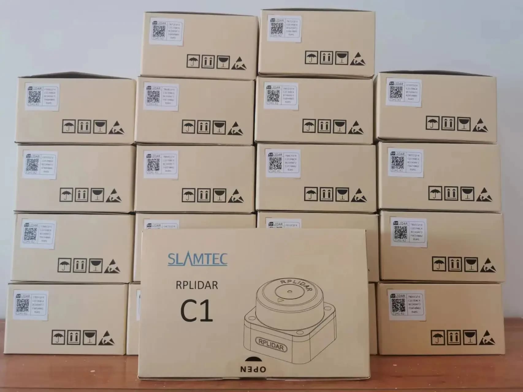 SLAMTEC-Capteur Lidar RPLIDAR C1 TOF, Portée 12m, Balayage 360 °, Positionnement du Robot, Cartographie, Navigation, Évitement d'Obstacles