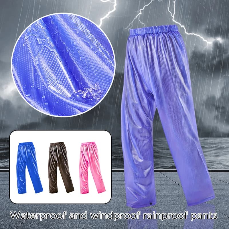 Pantalon imperméable extérieur Pluie fjWomen Hommes Randonnée Escalade Camping Pêche dehors vaccage rapide Montagne Imperméable Anti UV M-2XL