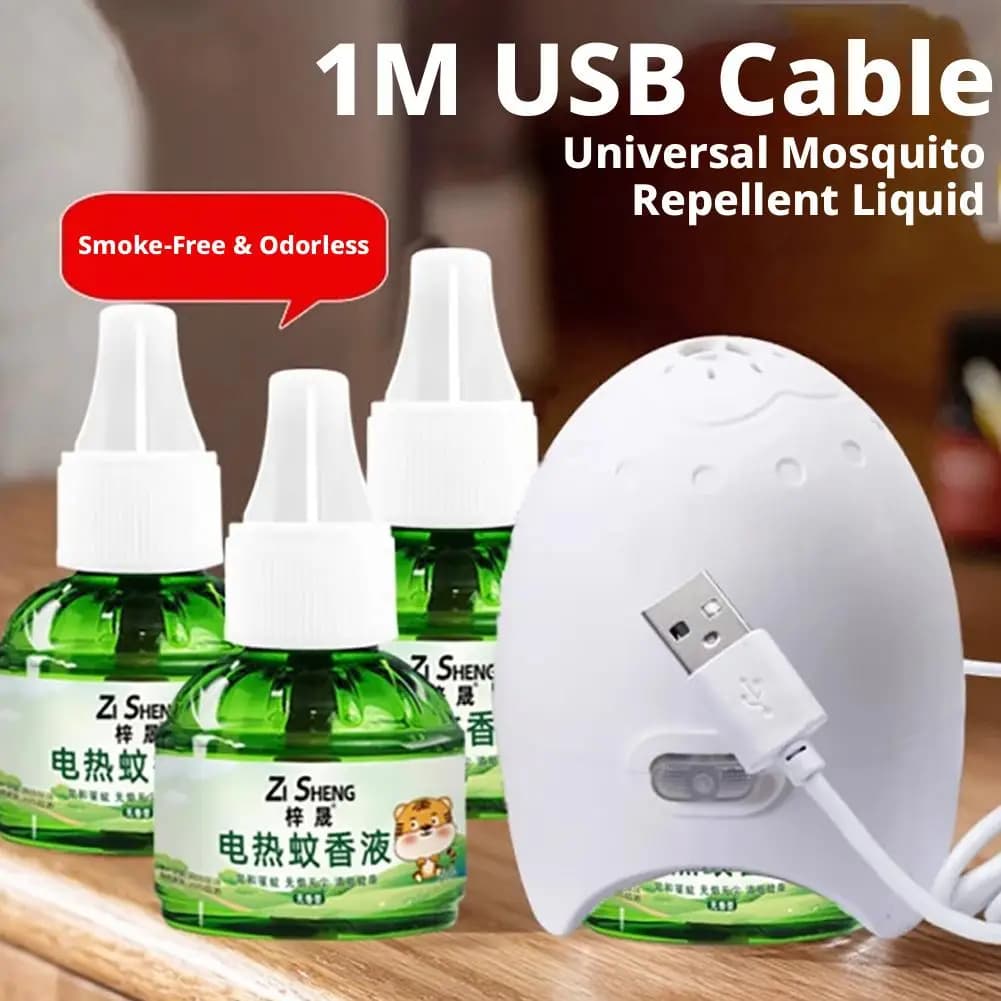 Répulsif anti-moustiques USB pour voiture, diffuseur électrique portable de liquide, pour véhicules, voyages, camping, silencieux, indispensable pour les nuits d'été