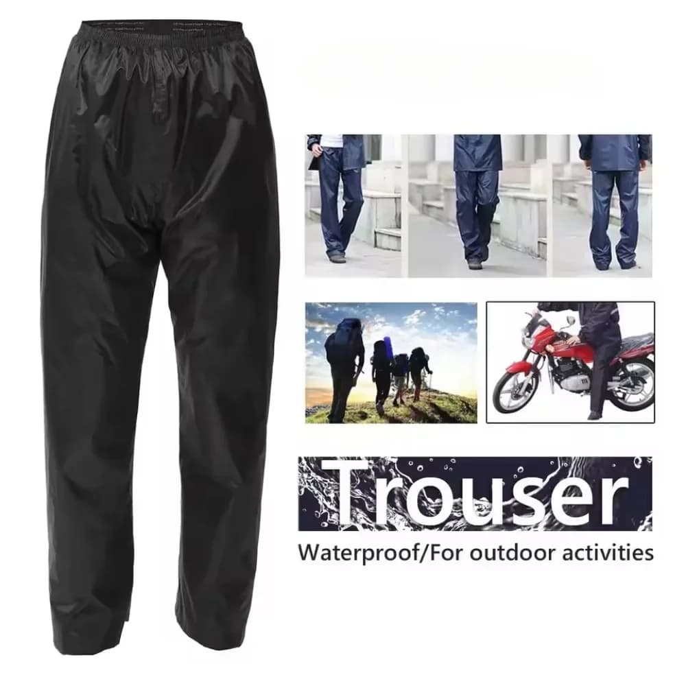 Pantalons imperméables pour hommes et femmes, pour la randonnée à vélo, la moto, le camping, confortables, doux, respirants, résistants à l'usure, pantalons de pluie