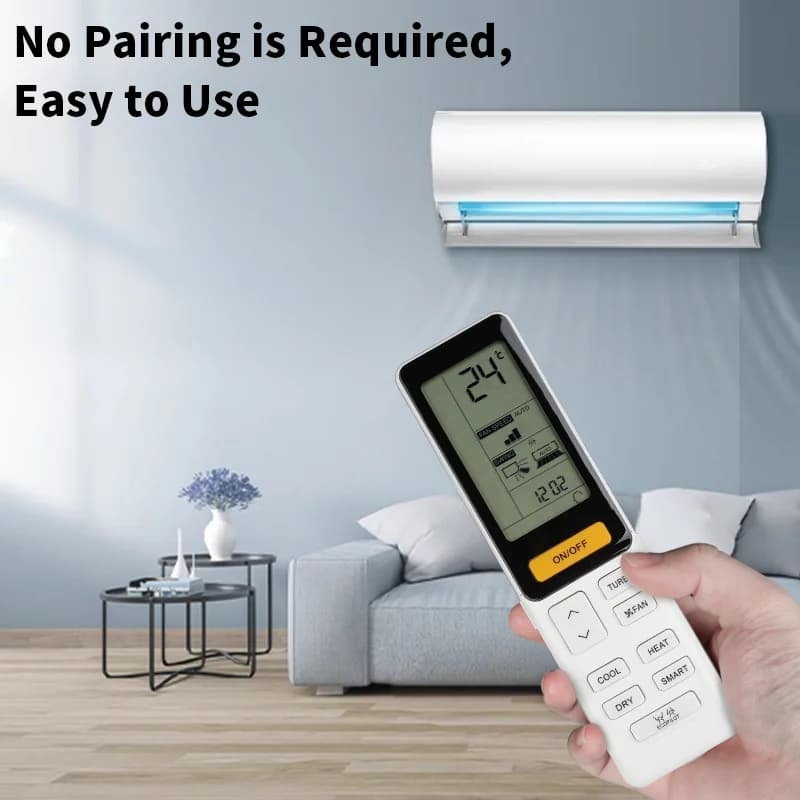 0010402886AR pour télécommande de climatiseur Haier, pour télécommande de climatiseur Haier avec fonctions de refroidissement et de chauffage