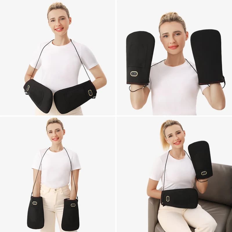 Chauffe-mains électrique USB, masseur de poche, 3 modes de chauffage, compresse chaude pour les mains, soulage les douleurs articulaires, détente et soin des mains