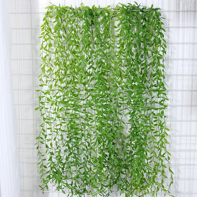 Feuilles de Saule et Vignes pour Décoration de la Maison