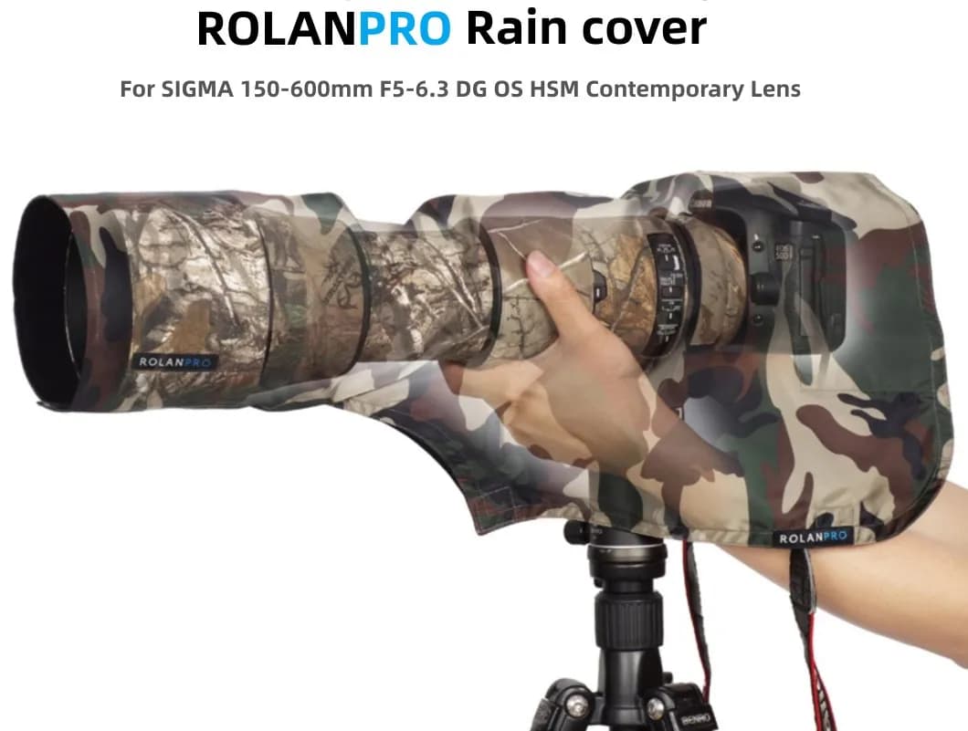 ROLANPRO-Juste de Pluie pour Appareil Photo Taille XS pour SIGMA 150-600mm F5-6.3 DG OS HSM Téléobjectif Contemporain pour IL Nikon