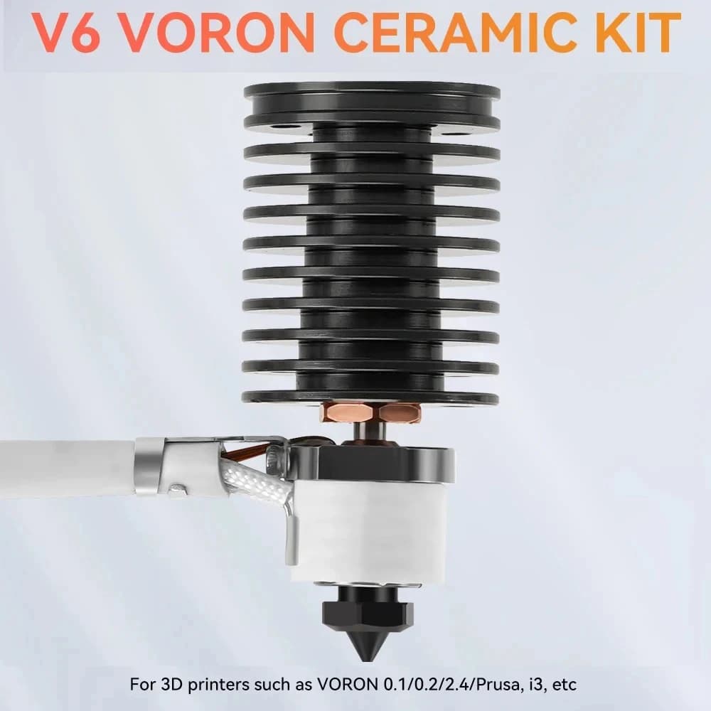 Kit Hotend volcan 24V 50W 60W E3D V6 pour imprimante 3D Voron 2.4, tête d'impression à noyau chauffant en céramique pour Voron Prusa MK3S Ender 3 CR10