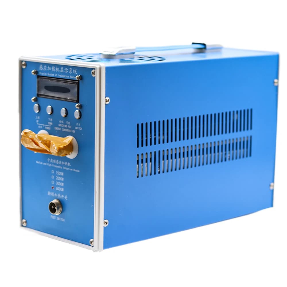 Machine de chauffage par induction haute fréquence, chauffage par induction ZVS, four de fusion argent et or, 3000W, 220V, 110V