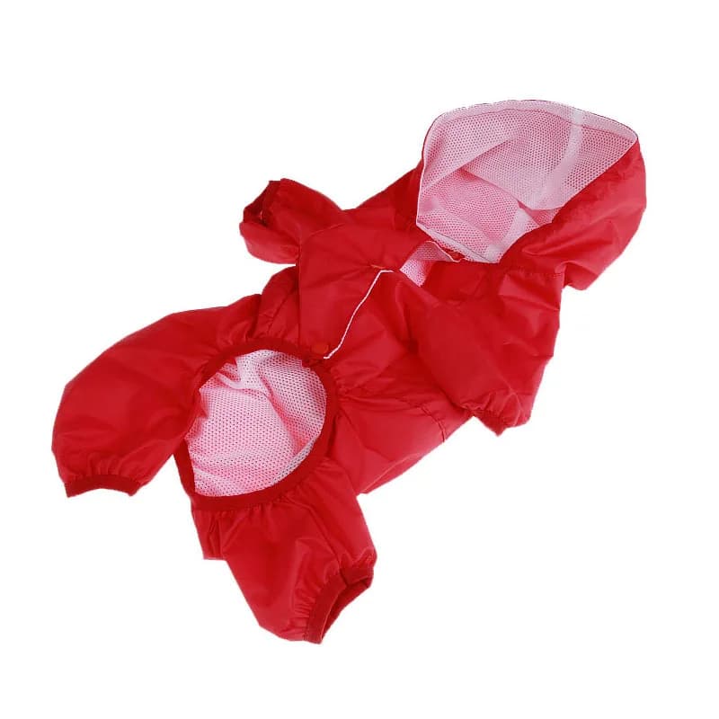 Manteau de pluie pour chien et chat, imperméable d'extérieur, vêtements à capuche, combinaison pour chiot, journée de pluie, veste imperméable décontractée, fournitures pour animaux de compagnie
