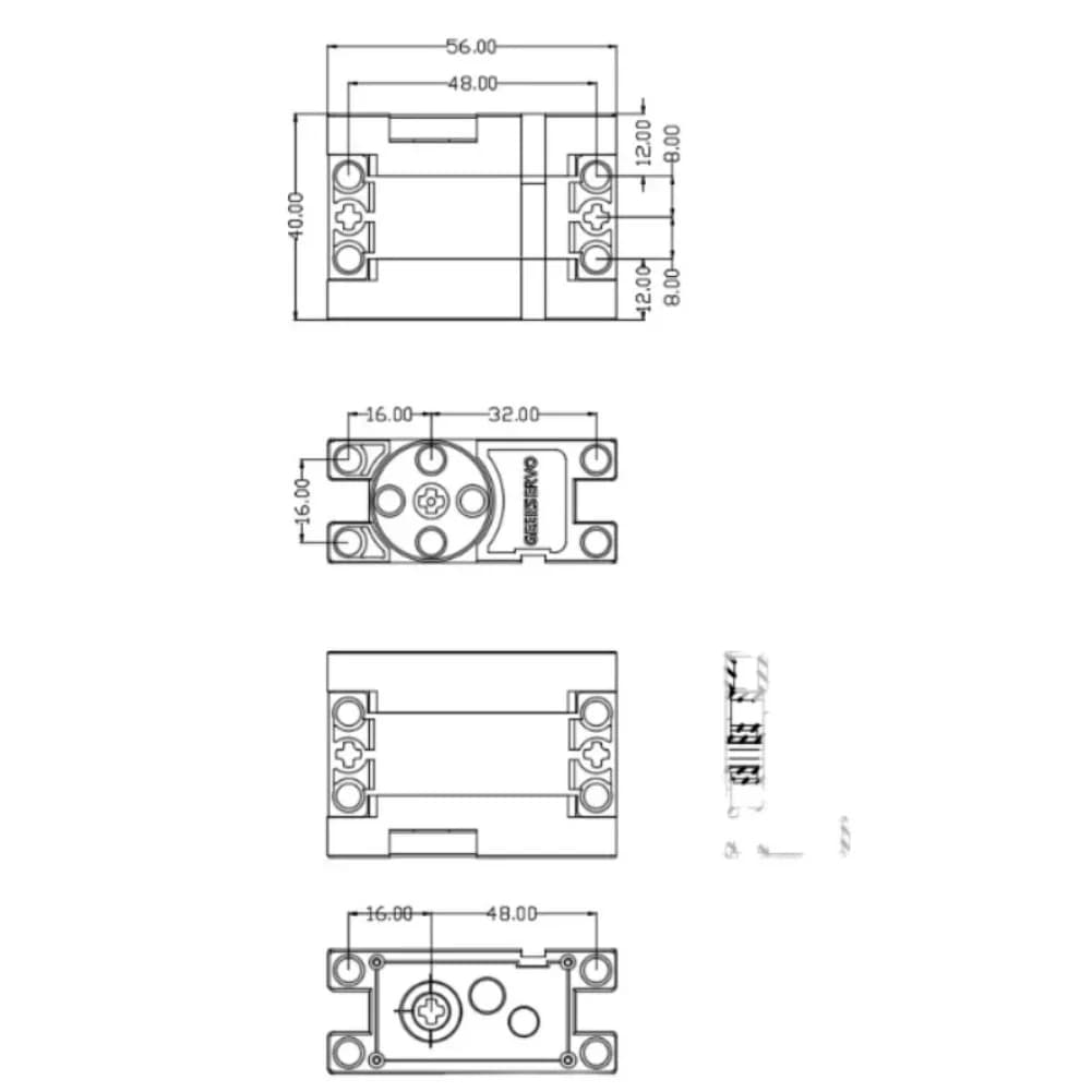 Geekservo-Servomoteur numérique programmable, angle de 360 °, couple élevé contrôlable, bras robotiques, compatible avec LePetrol, bricolage, 5kg, 6V