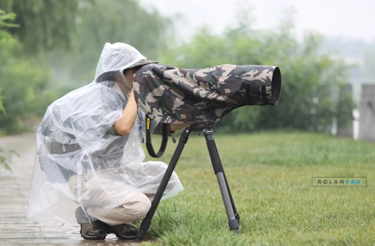 ROLANPRO-Juste de Pluie pour Appareil Photo Taille XS pour SIGMA 150-600mm F5-6.3 DG OS HSM Téléobjectif Contemporain pour IL Nikon