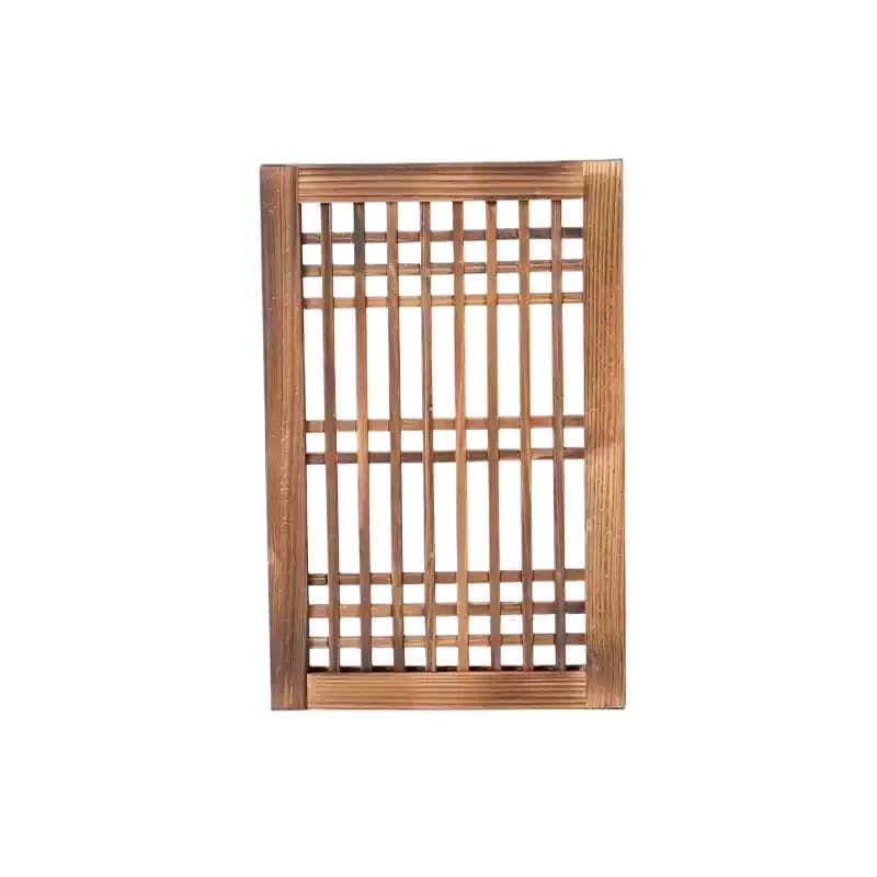 Trellis mural en bois de Style campagnard