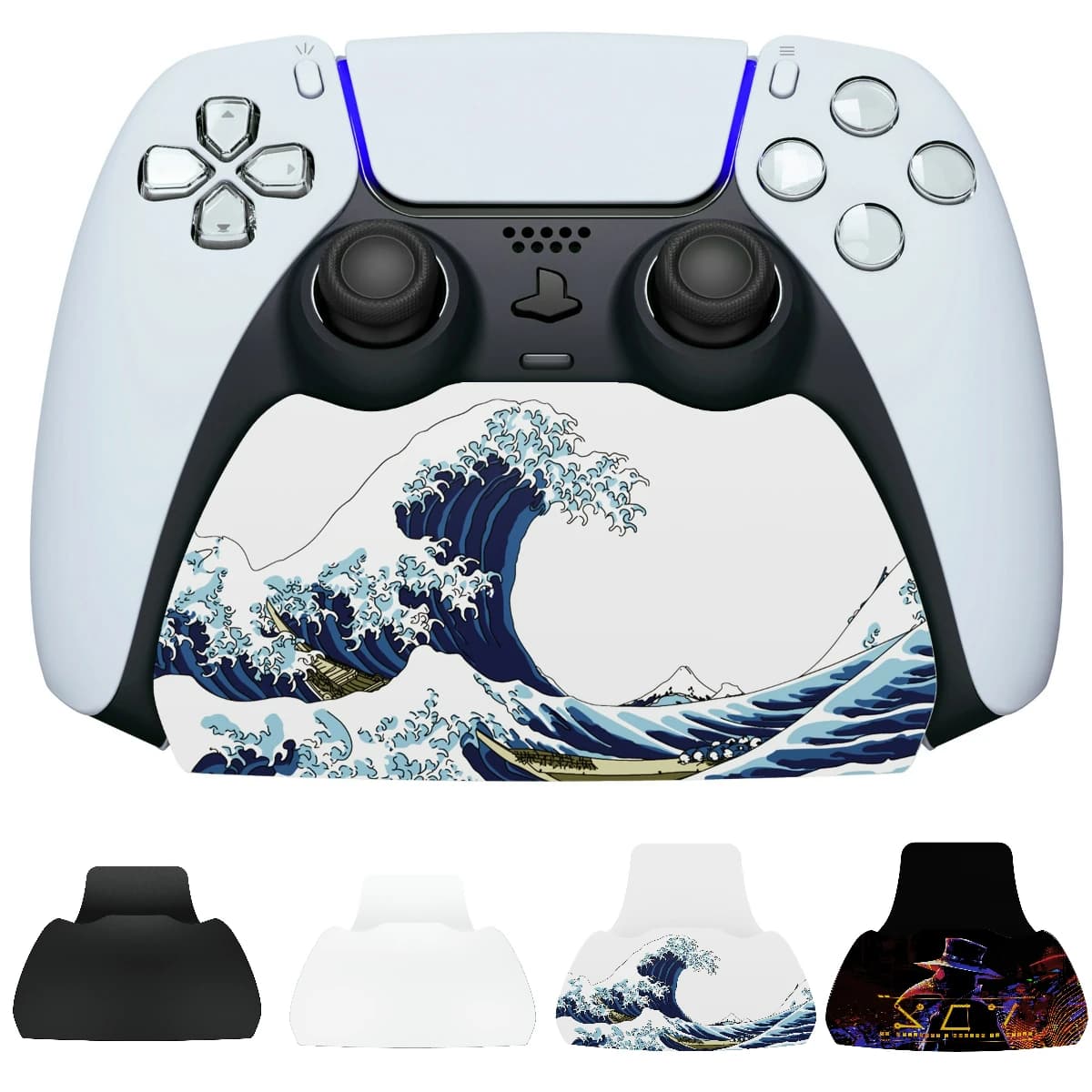 Présentoir de contrôleur PlayVital pour ps5, accessoires de manette de jeu, support de bureau avec coussinets en caoutchouc pour contrôleur ps5, 4 couleurs