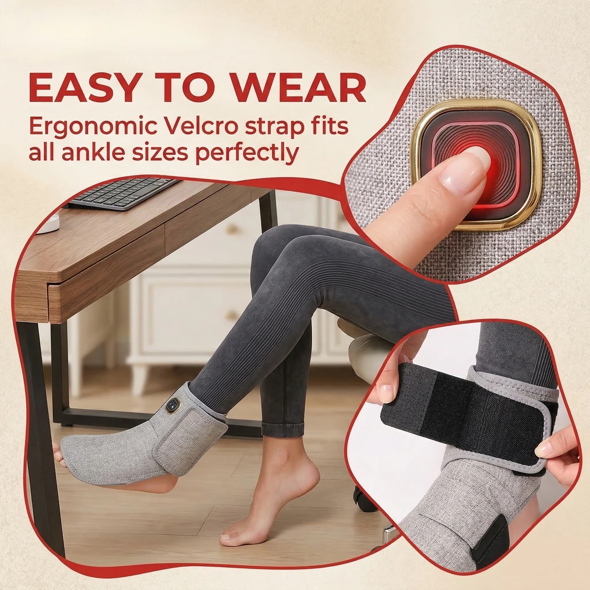 Coussin chauffant électrique pour pieds d'hiver, USB, chauffe-pieds domestique, couverture thermique en peluche douce, pantoufles chauffantes pour le bureau et la maison