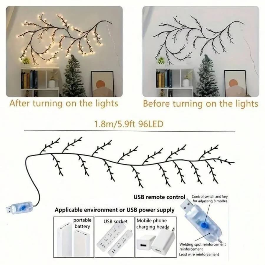 Lampe de vigne de saule