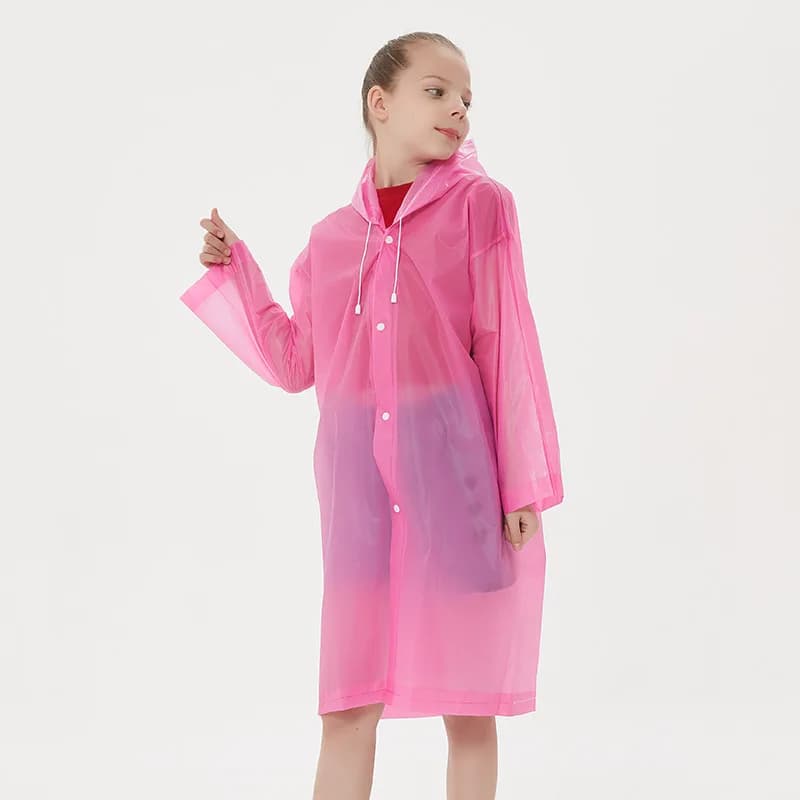 Poncho de pluie pour enfants, imperméable, non jetable, pour le voyage, accessoires de randonnée en plein air, vêtements de pluie pour enfants, imperméables
