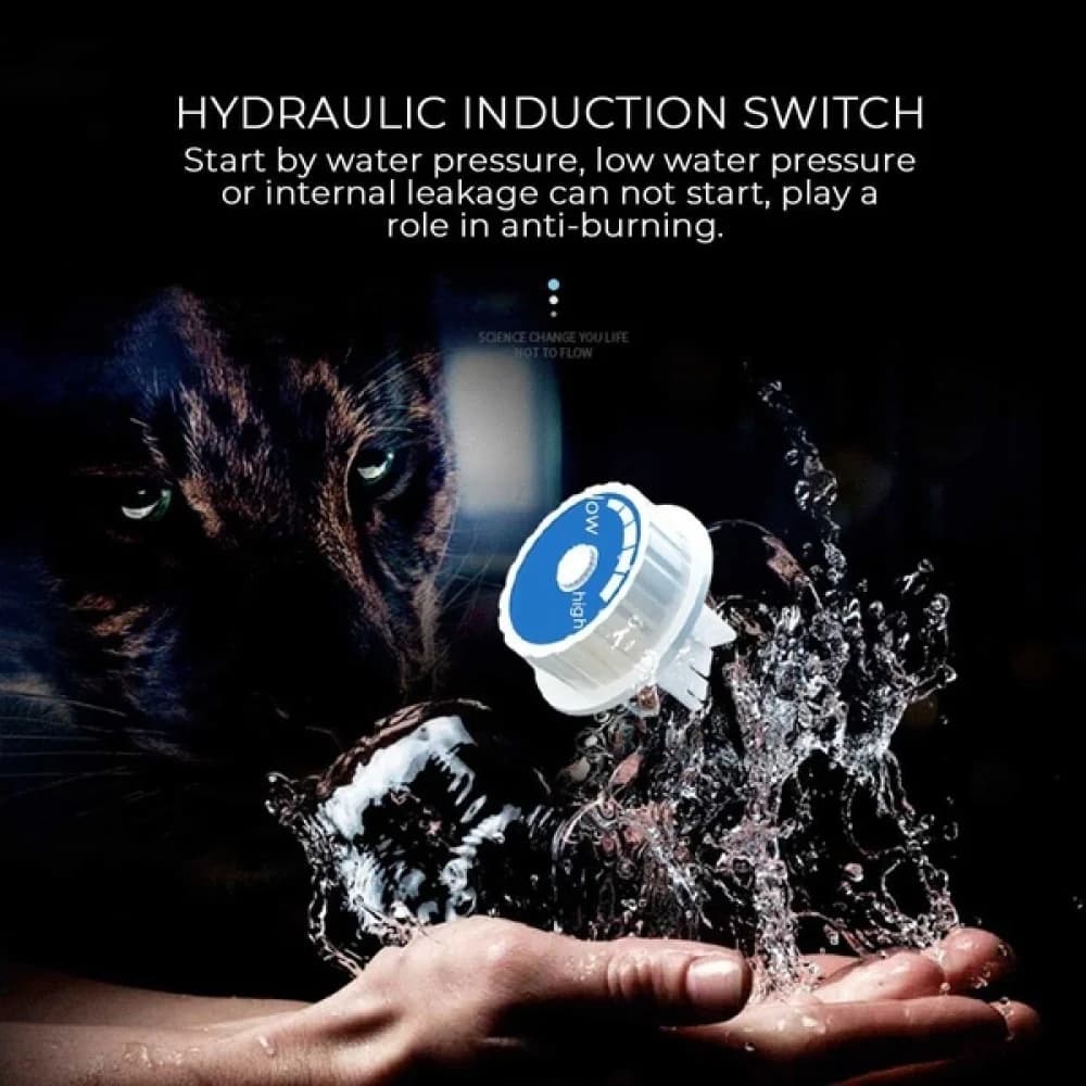 3500W Mini chauffe-eau électrique instantané salle de bains cuisine chauffe-eau sans réservoir robinet affichage de la température robinet ensemble de douche