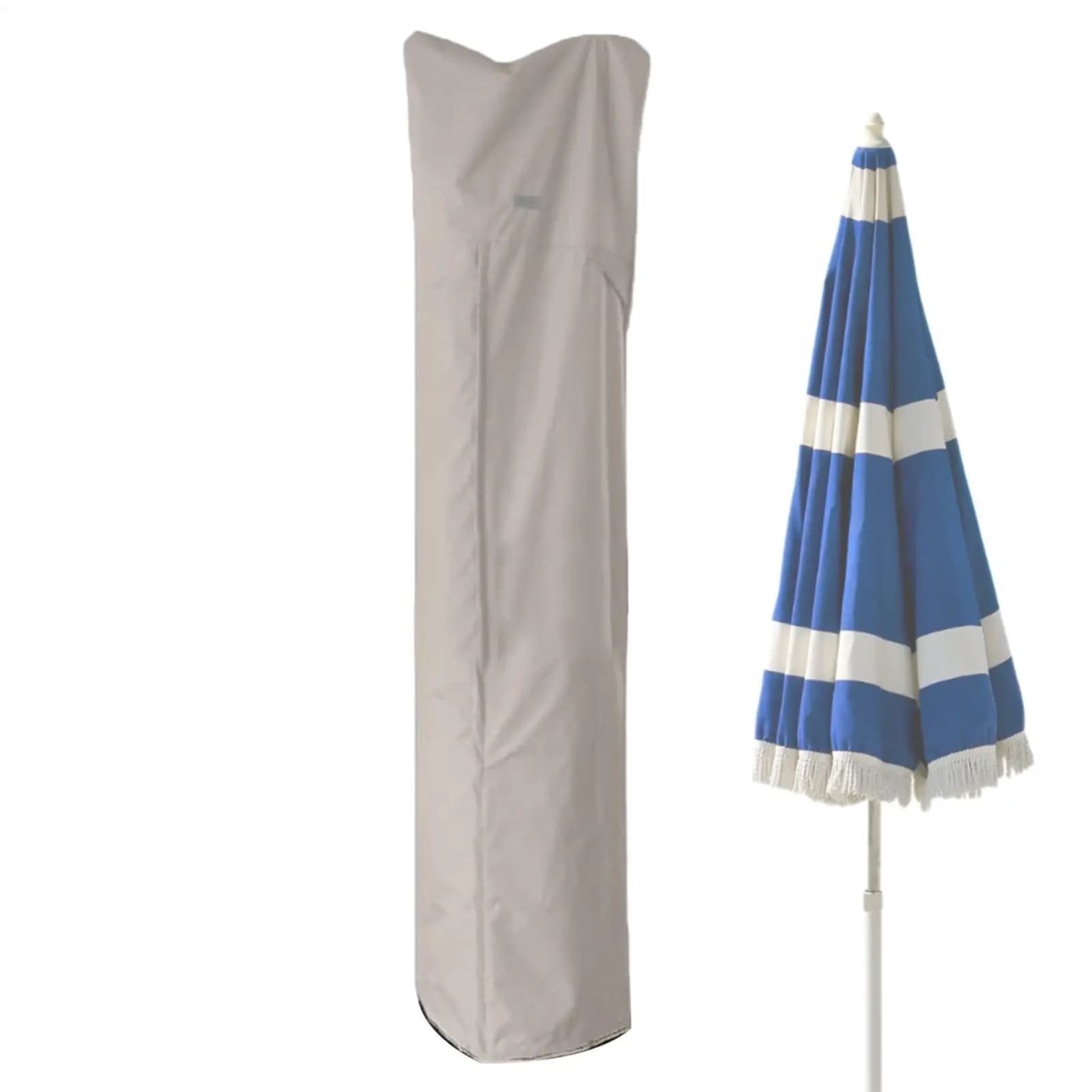 Housse de parasol cantilever imperméable avec fermeture éclair