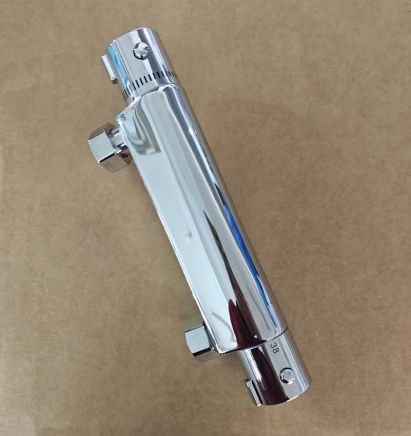 Robinet mitigeur de douche thermostatique, salle de bains, robinet de baignoire d'eau combiné, mitigeur thermostatique avec entrées inversées