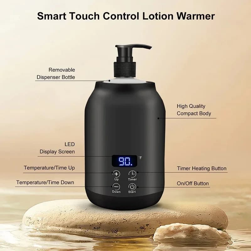 Chauffe-huile de Massage, outil de Massage spécial pour Lotion, avec écran LED, distributeur de chauffage de Gel, adapté au Salon de Spa de beauté à domicile