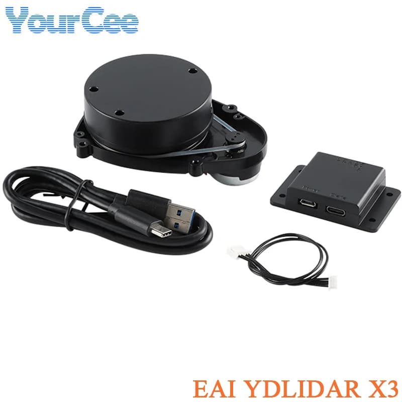 YDLIDAR X4 Pro X3 X2L LIDAR TOF 360 °   Module de capteur de portée de Scanner de Radar Laser, Robot de Support de fréquence de balayage de 8 mètres 10Hz