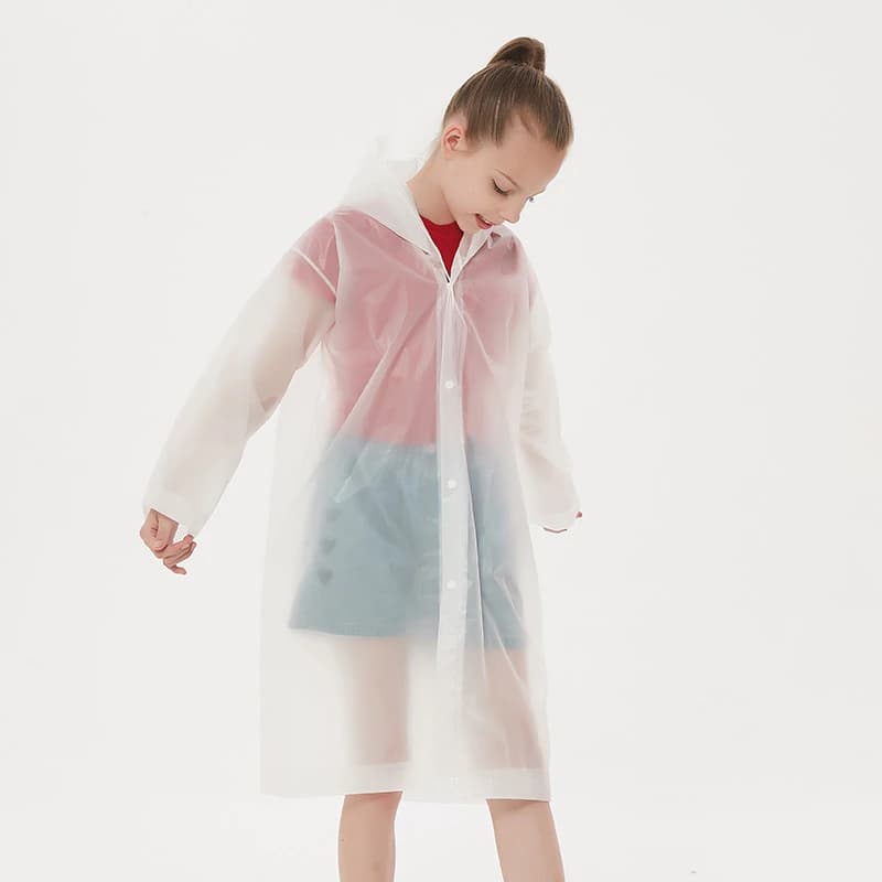 Poncho de pluie pour enfants, imperméable, non jetable, pour le voyage, accessoires de randonnée en plein air, vêtements de pluie pour enfants, imperméables