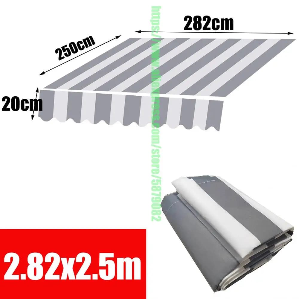 Pare-soleil rétractable pour toit de terrasse de maison, taille personnalisée, gris, blanc, voile d'