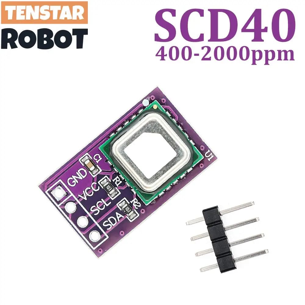 TENSTAR SCD40 SCD41 Module de capteur de gaz 2.4-5.5V détecte le capteur de température et d'humidit