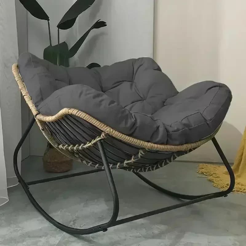 Chaise à bascule paresseux canapé nid d'oiseau en forme de salon balcon sieste petit appartement rot